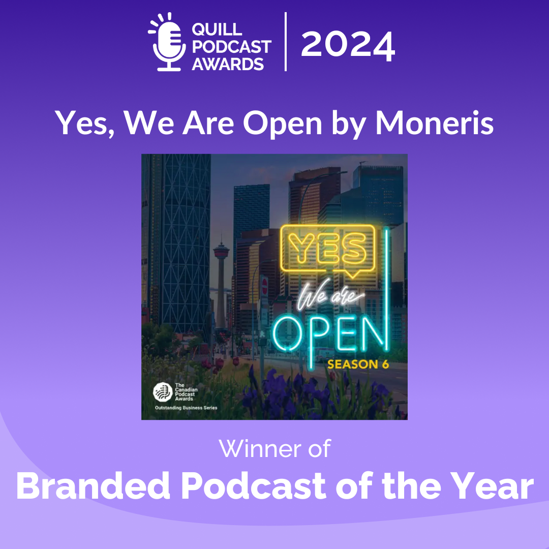Moneris Podcast Wins An Award